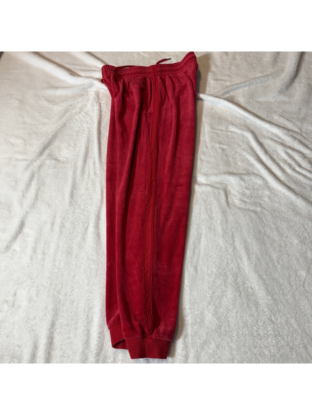 Dickies Velour Pants size M Vintage Y2K ‘90’s Red (2135) - Picture 8 of 9